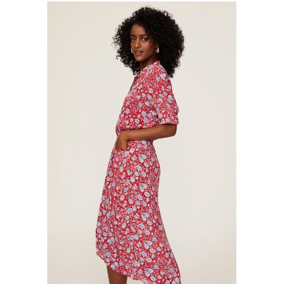 Zadig & Voltaire Rima Flowers Field Midi Dress - Picture 2 of 9